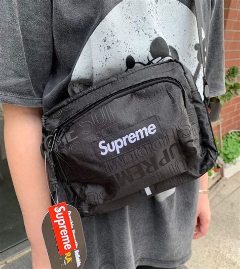 fake education supreme shoulder bag|is a supreme bag genuine.